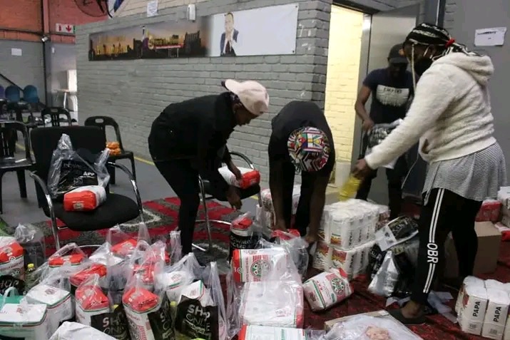 Food support for elderly and disadvantaged people in Johannesburg, South Africa