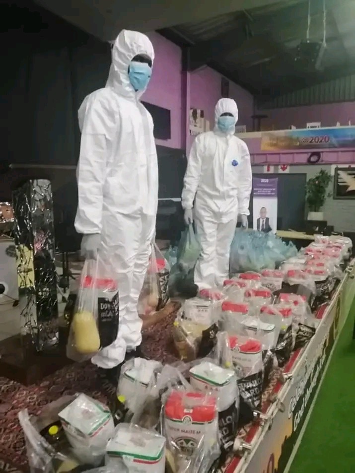 Food support for elderly and disadvantaged people in Johannesburg, South Africa